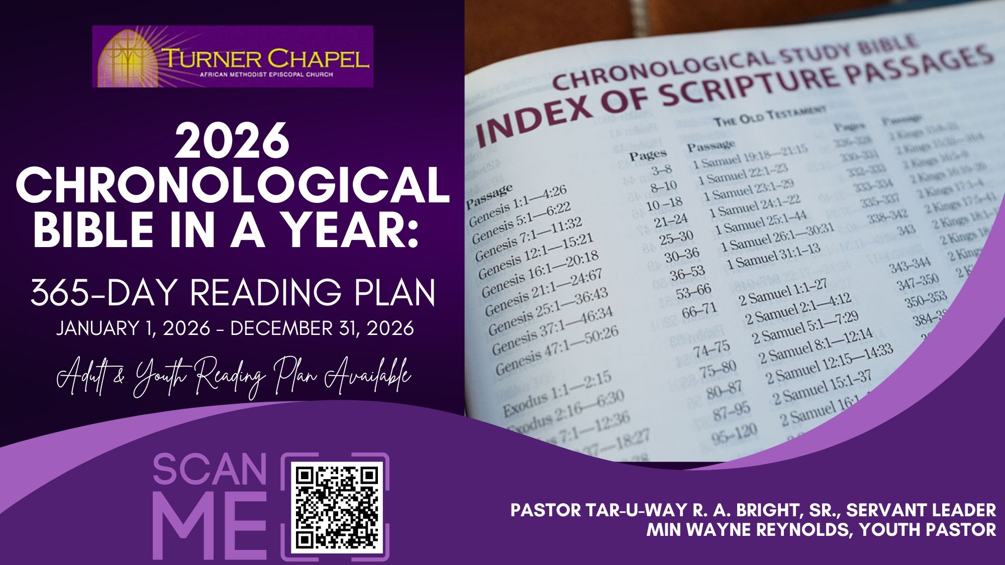 2026 Chronological Bible in a Year
